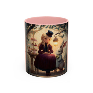 'Whispers of the Dream Granter' mug with a design featuring Lily and Bunny.