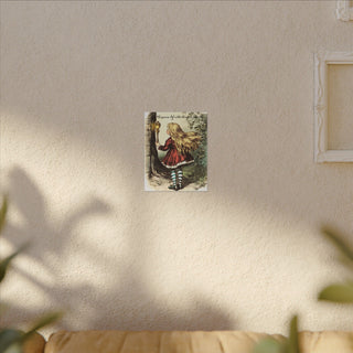 Lily in the Hour of Whispers A Portrait from the World of Bonbon Avenue Matte Canvas