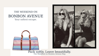 The Weekend on Bonbon Avenue Travel Bag